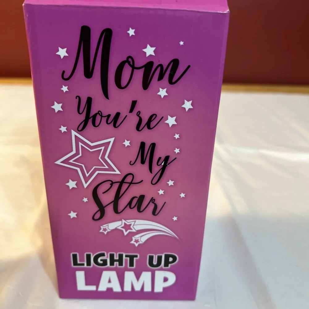 Mom You're My Star Light Up Lamp